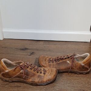 Dr. Martens Tan Leather Sneakers